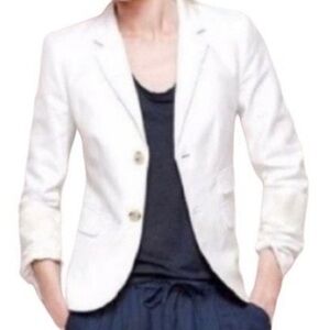 J. Crew White Blazer
